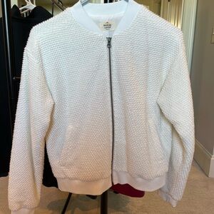 Medium ivory marine layer jacket